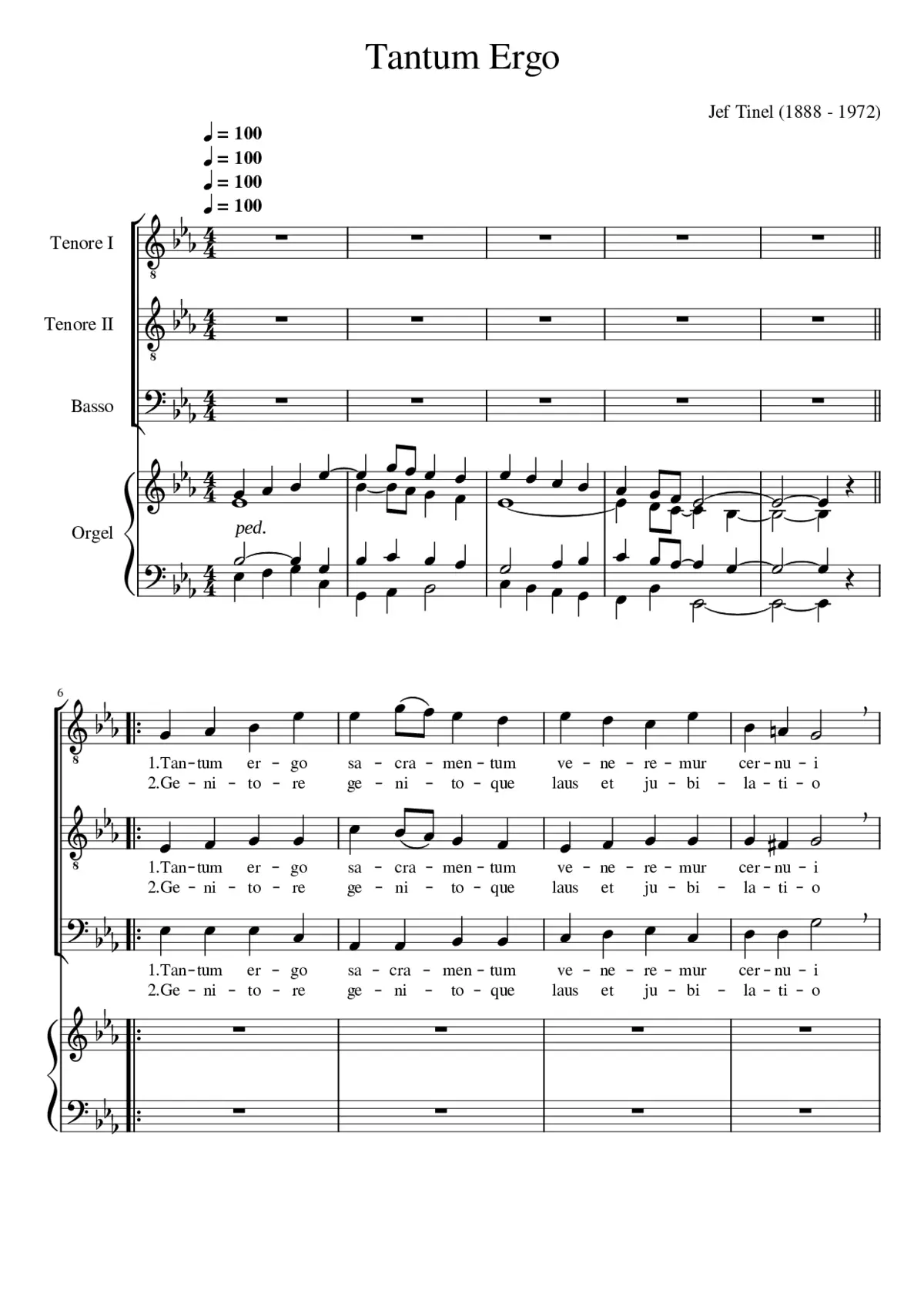 Tantum ergo - Page 1