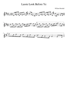 Lassie Look Before Ye