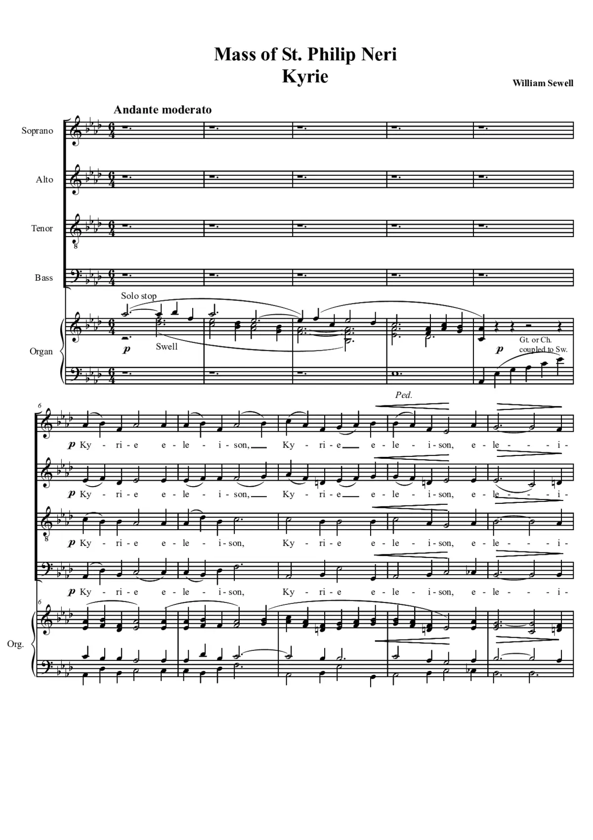 Mass of St. Philip Neri - Page 1
