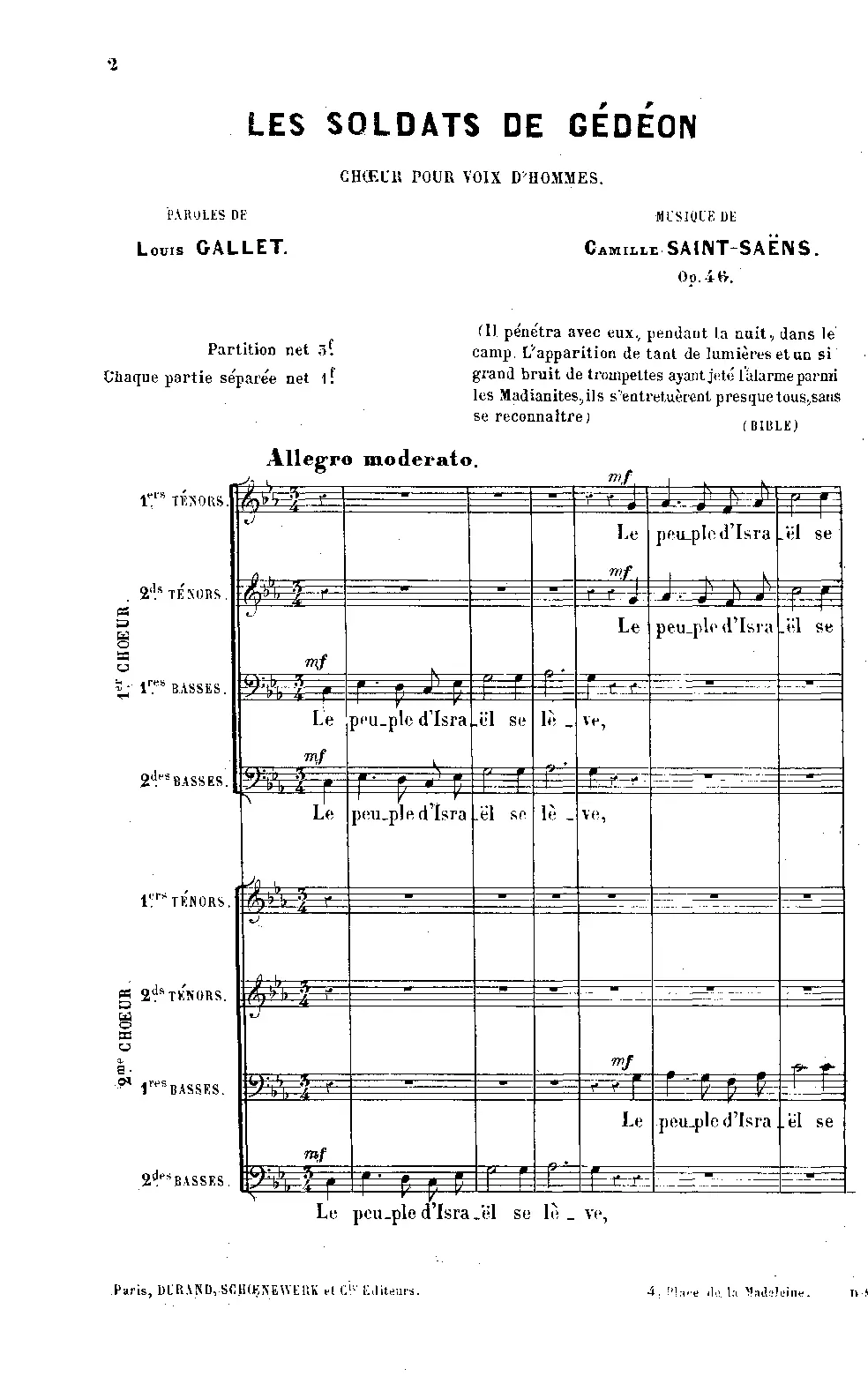 Les soldats de Gédéon - Page 1