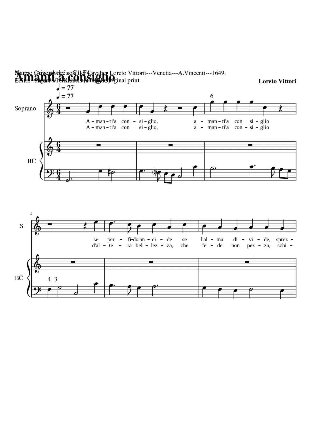 Amanti à consiglio - Page 1