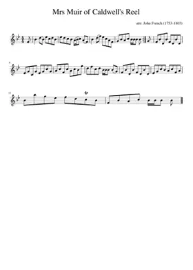 Mrs Muir of Caldwell's Reel