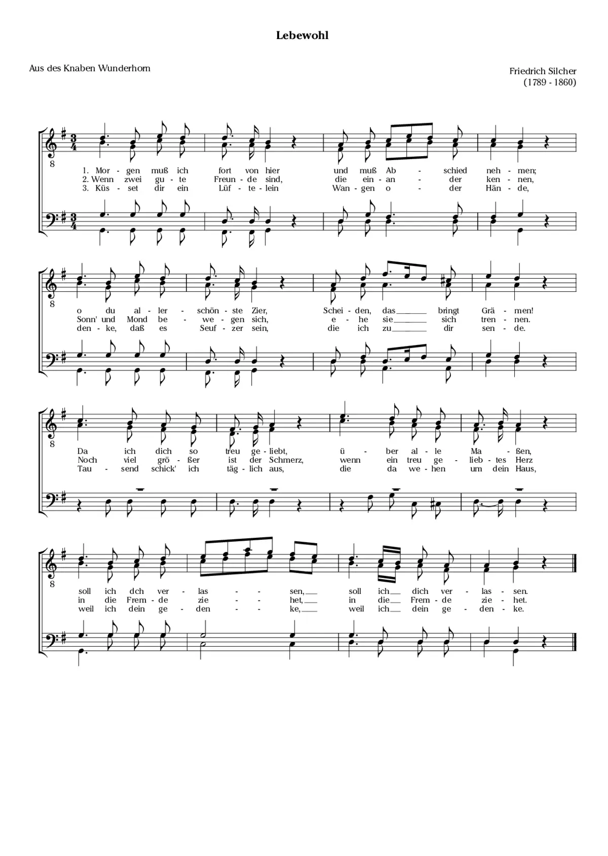 Lebewohl - Page 1