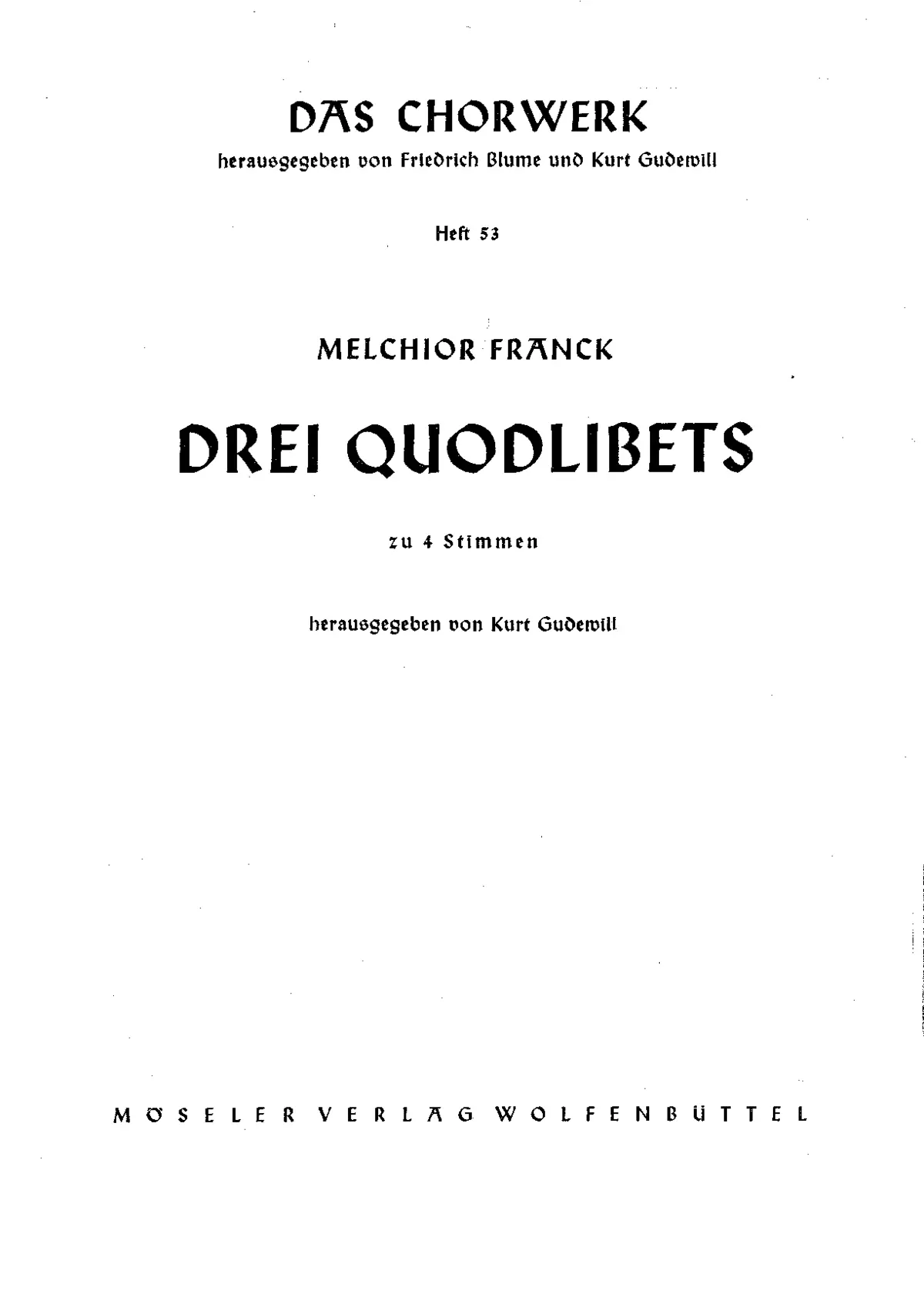 3 Quodlibets - Page 1