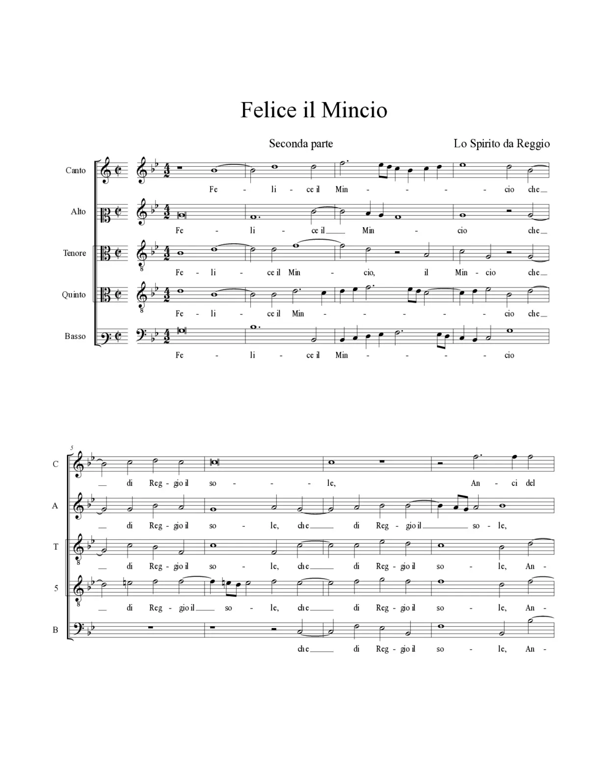 Felice il Mincio - Page 1