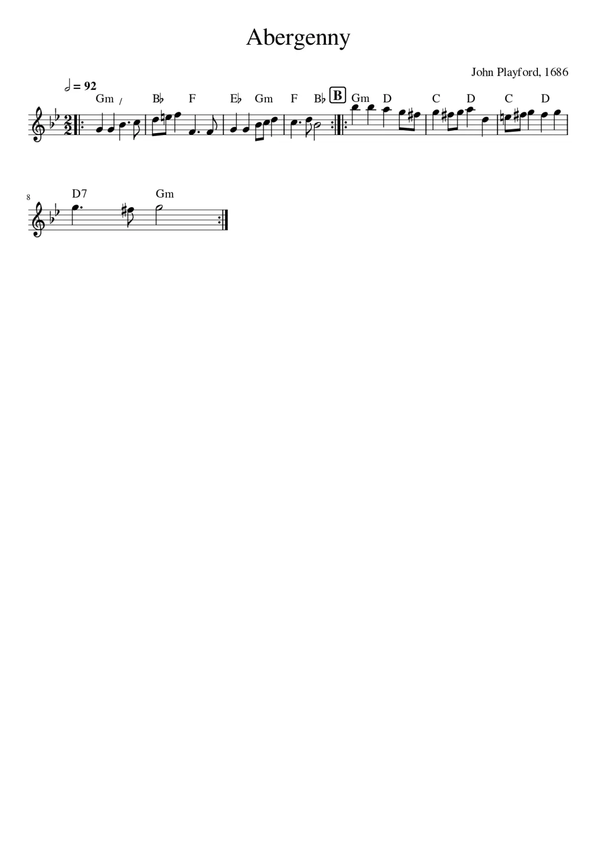 Abergenny - Page 1