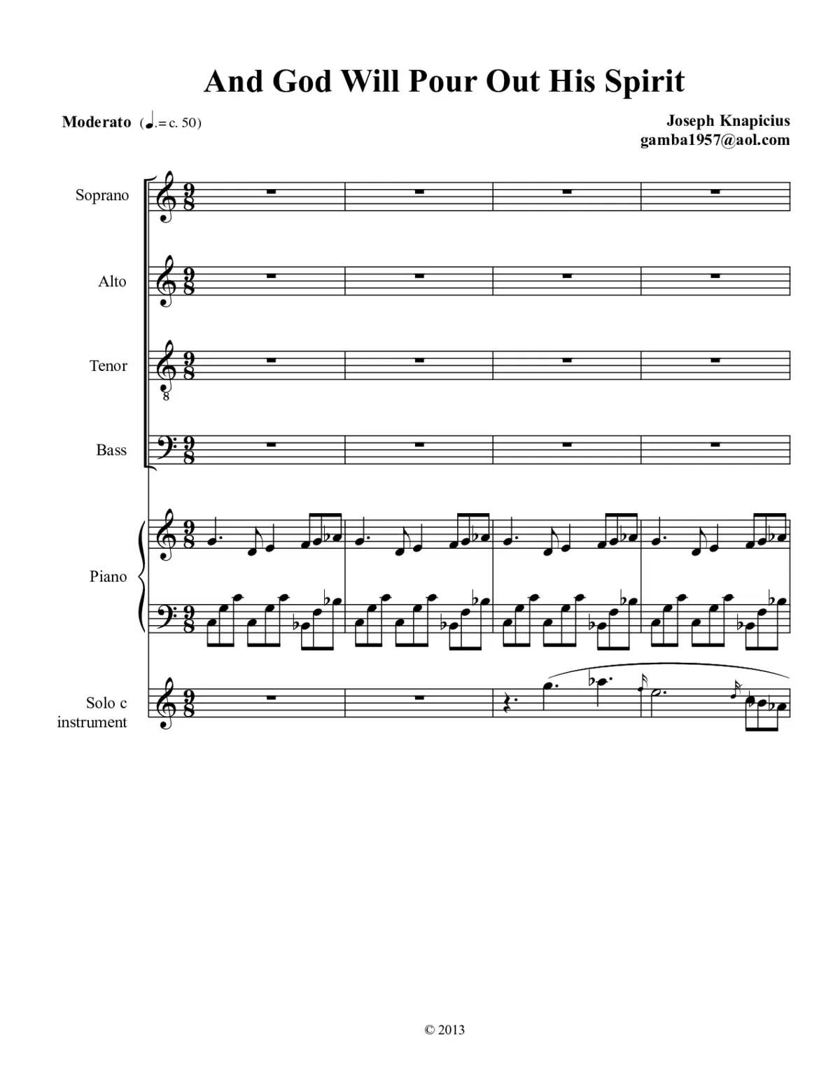 And God will pour out his spirit - Page 1