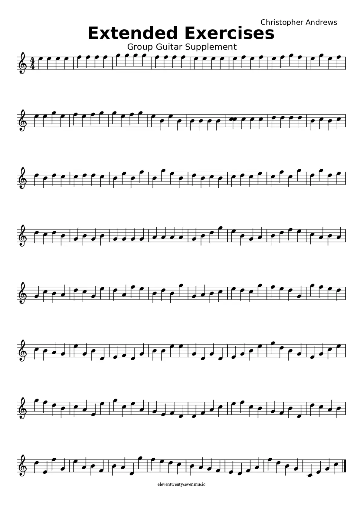 Extended Exercises - Page 1