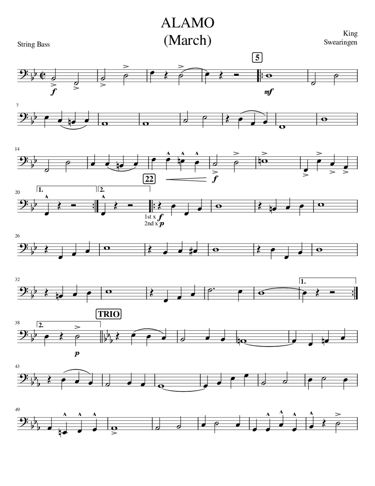 Alamo (March) - Page 1