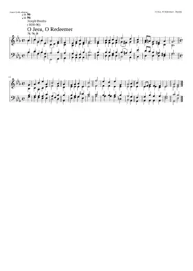 O Jesu O Redeemer