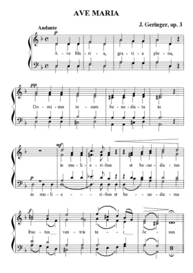 Ave Maria, Op. 3