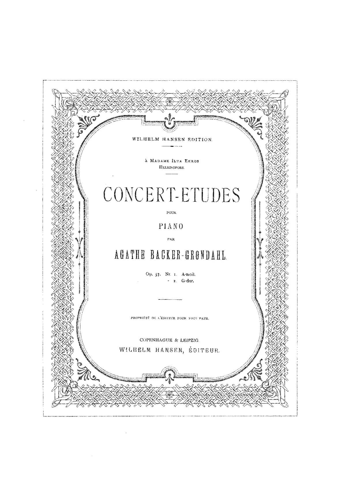 2 Concert-Etudes, Op. 57 - Page 1