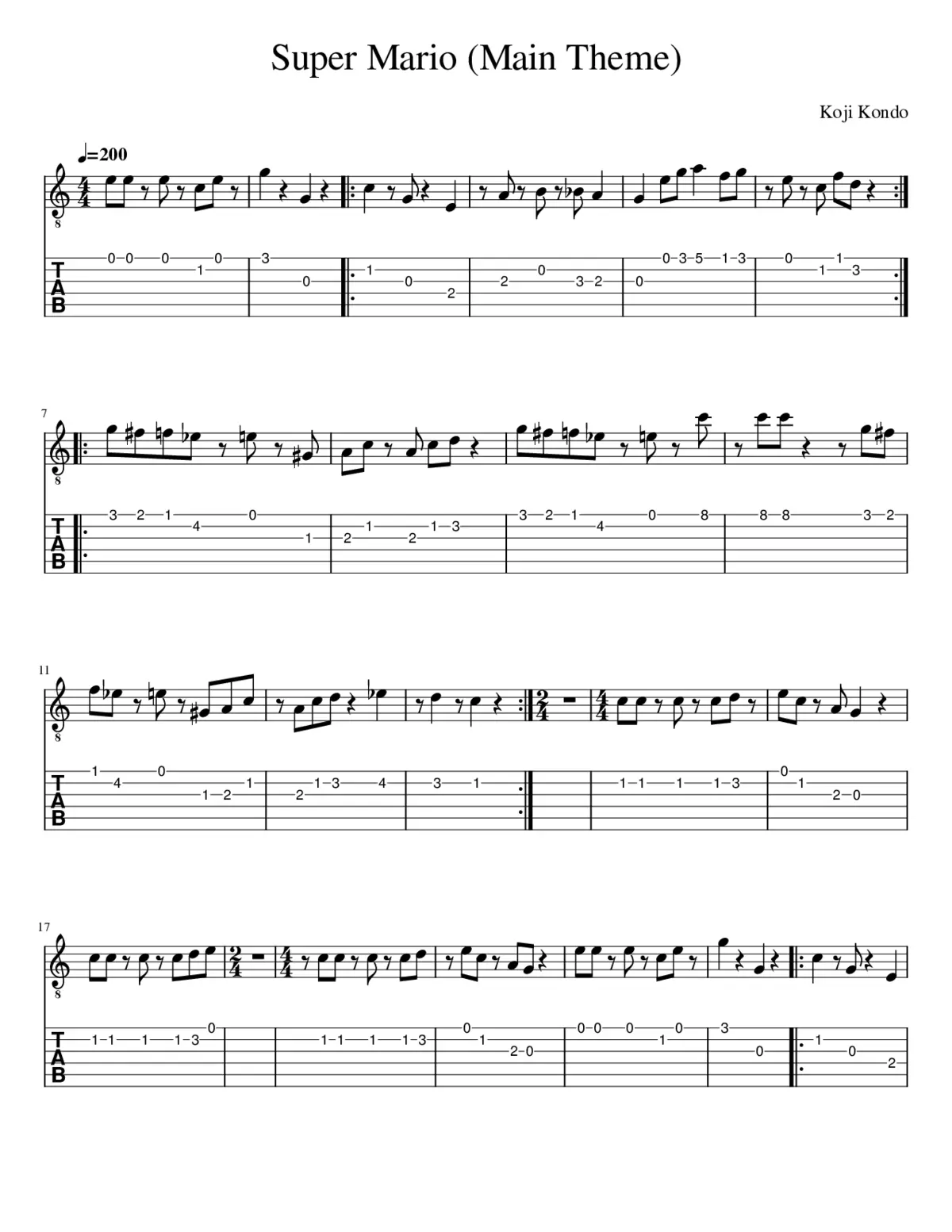 super mario brothers - Page 1