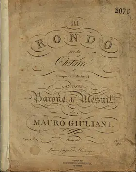 3 Rondó per due Chitarre