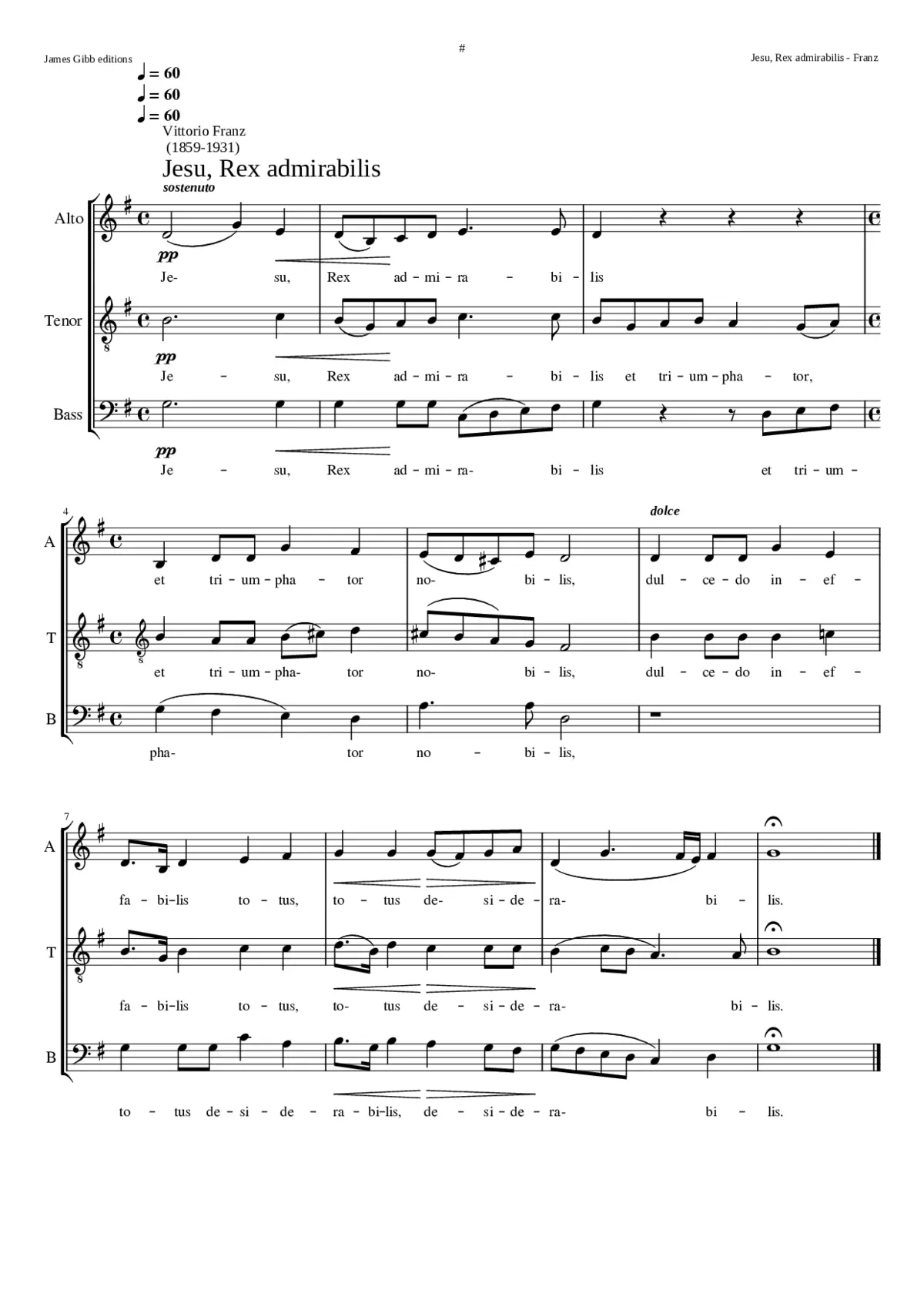 Jesu Rex admirabilis - Page 1