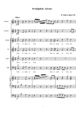 6 Deutsche Predigtlieder