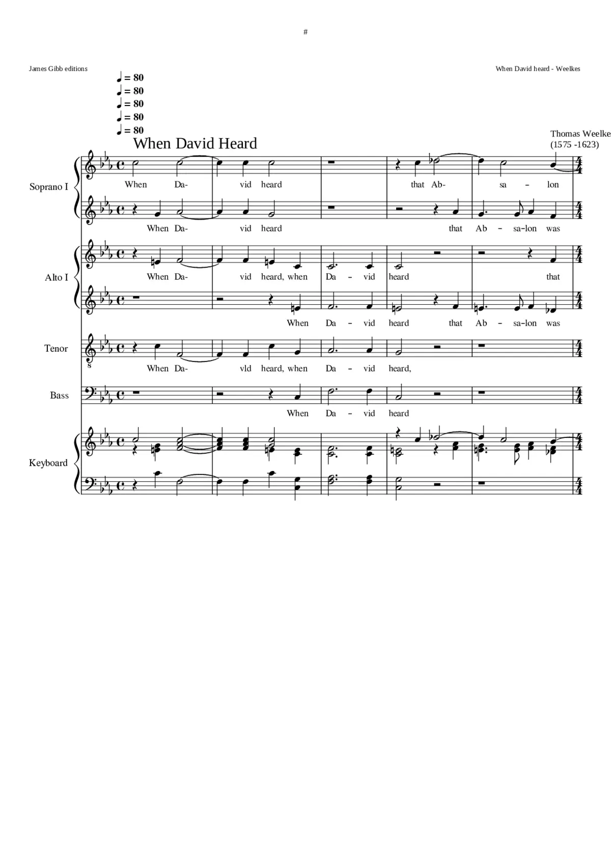 When David heard - Page 1