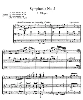 Deuxième symphonie pour grand orgue