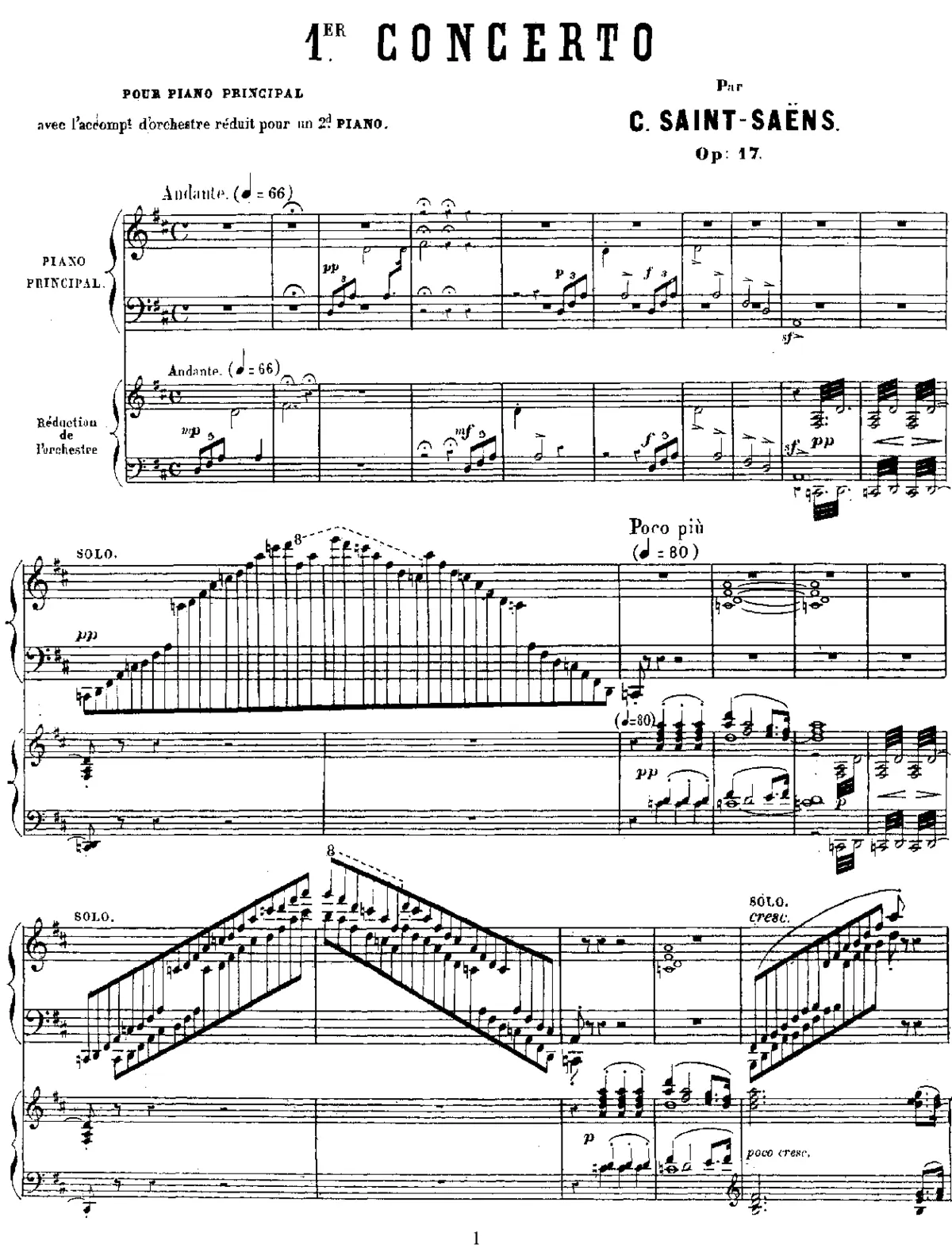 Piano Concerto No.1 - Page 1