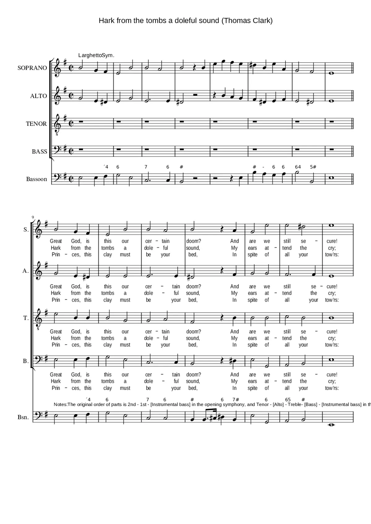 Hark from the tombs a doleful sound - Page 1