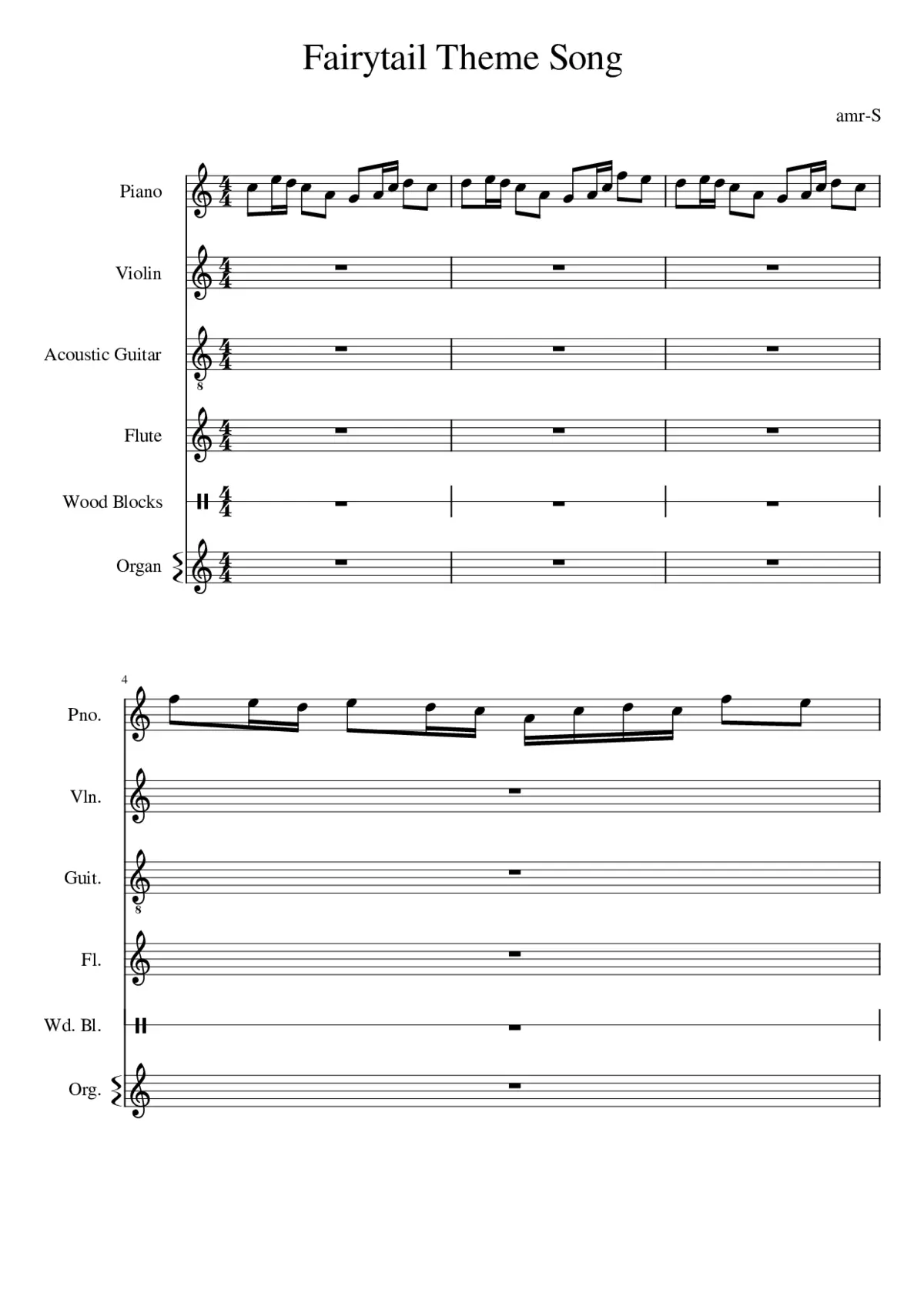fairy tail - main theme - Page 1