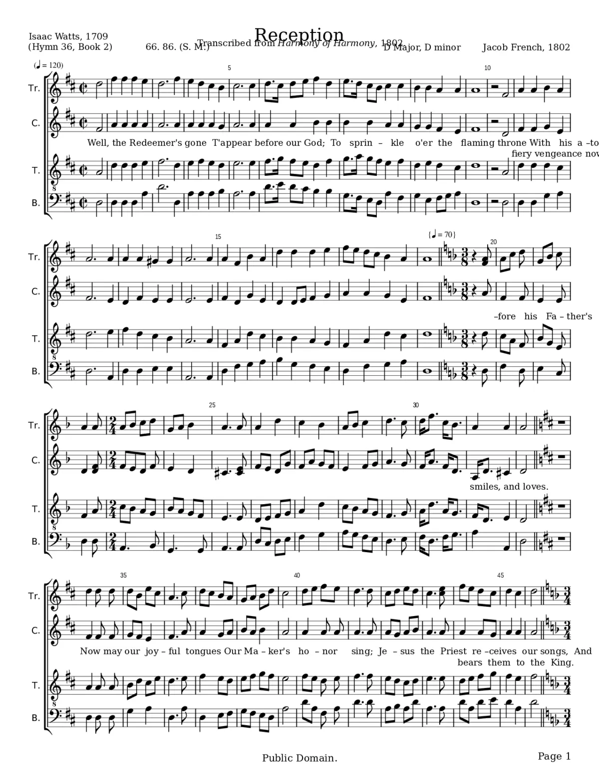 Reception - Jacob French - Page 1