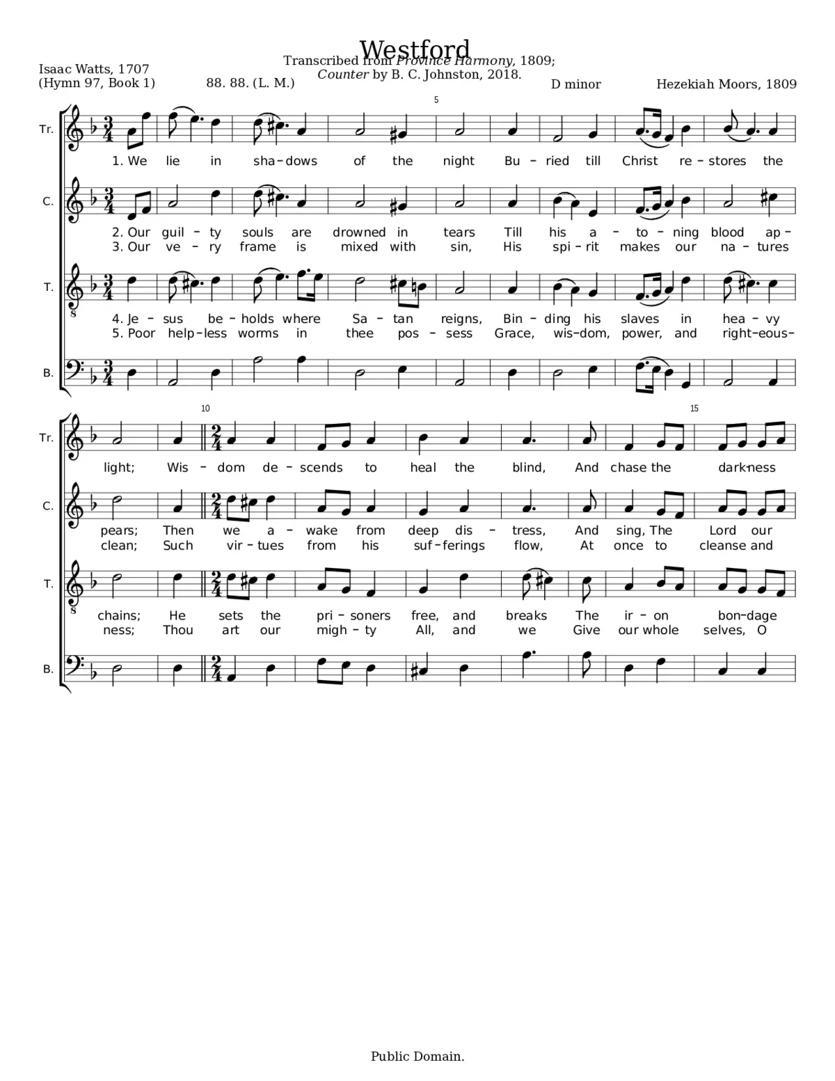 Westford - Hezekiah Moors - Page 1