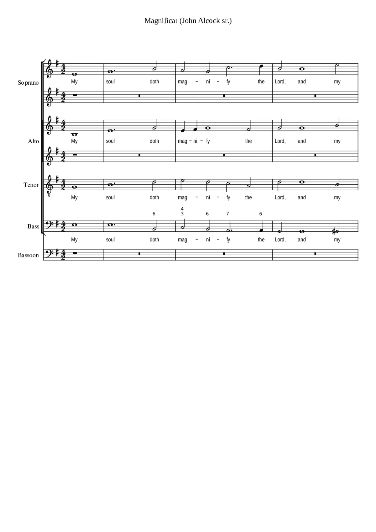 Magnificat - Page 1
