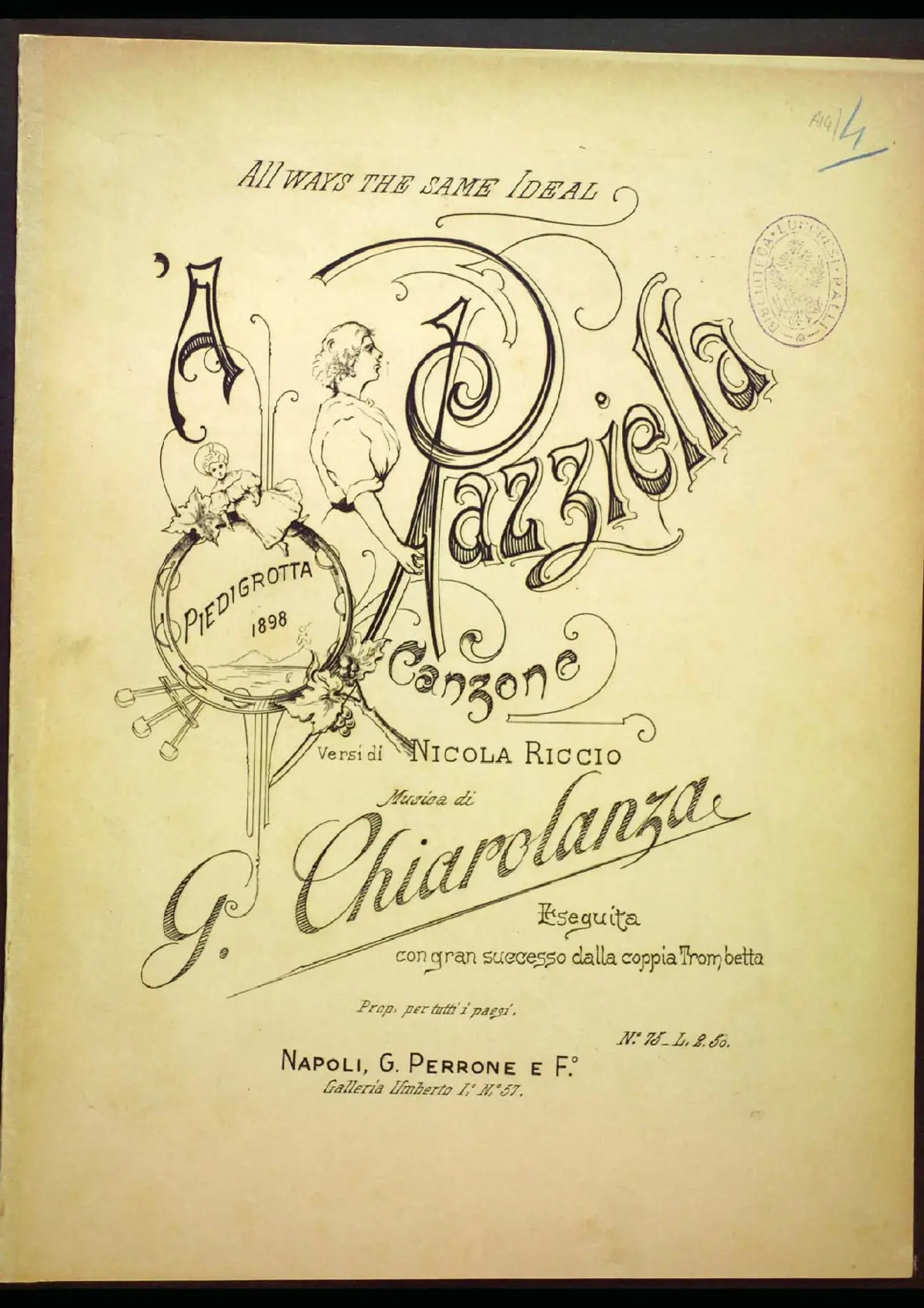 'A pazziella - Page 1