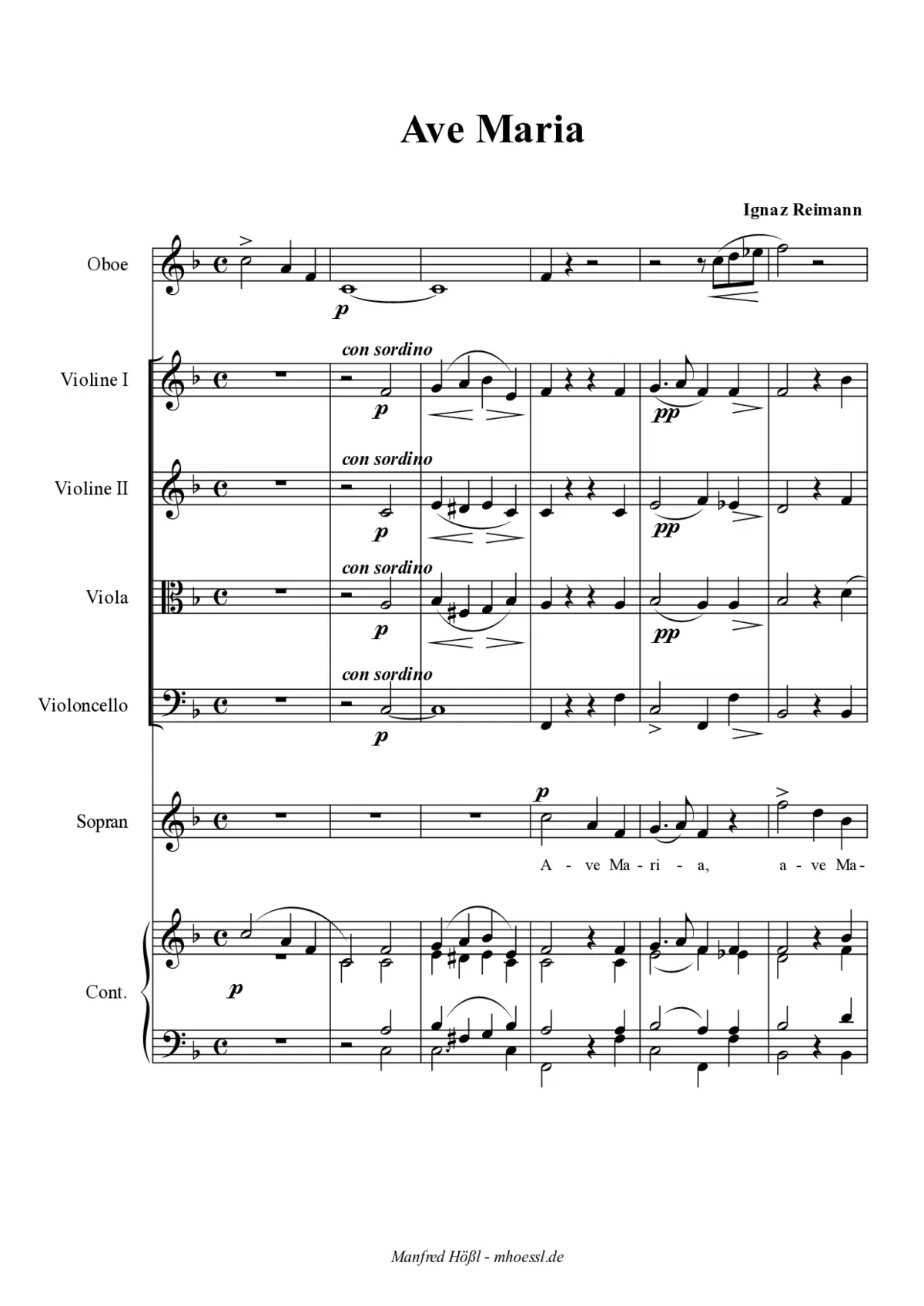 Ave Maria - Page 1