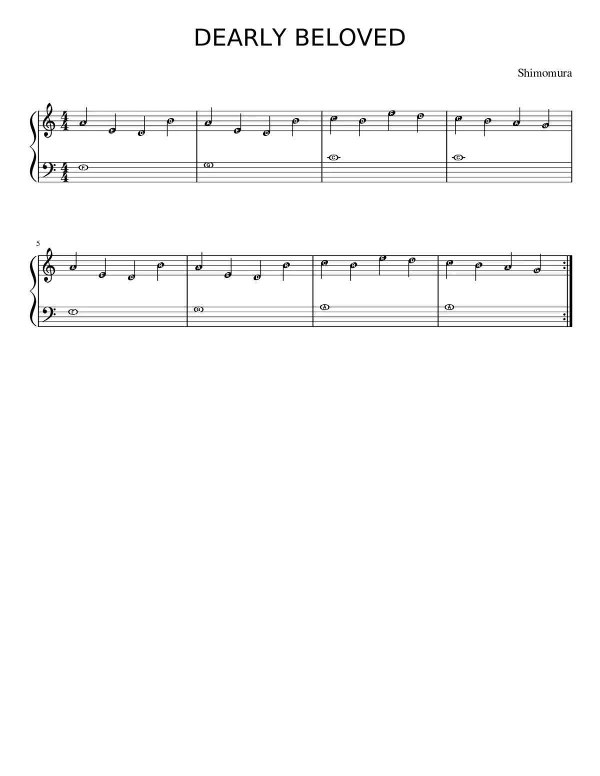 dearly beloved - Page 1