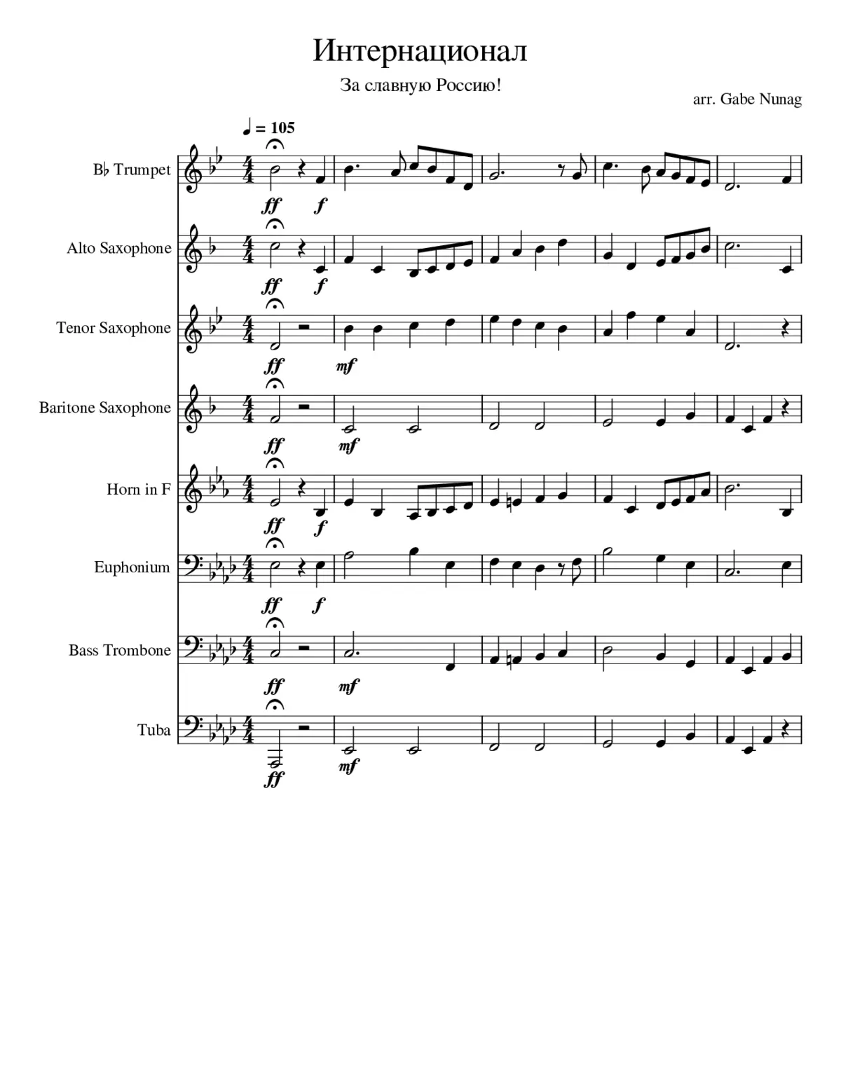 L'Internationale - Page 1