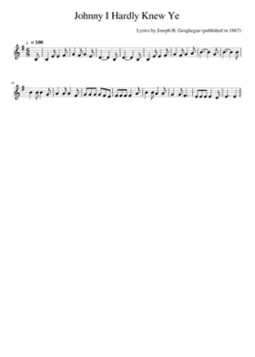 Johnny I Hardly Knew Ye