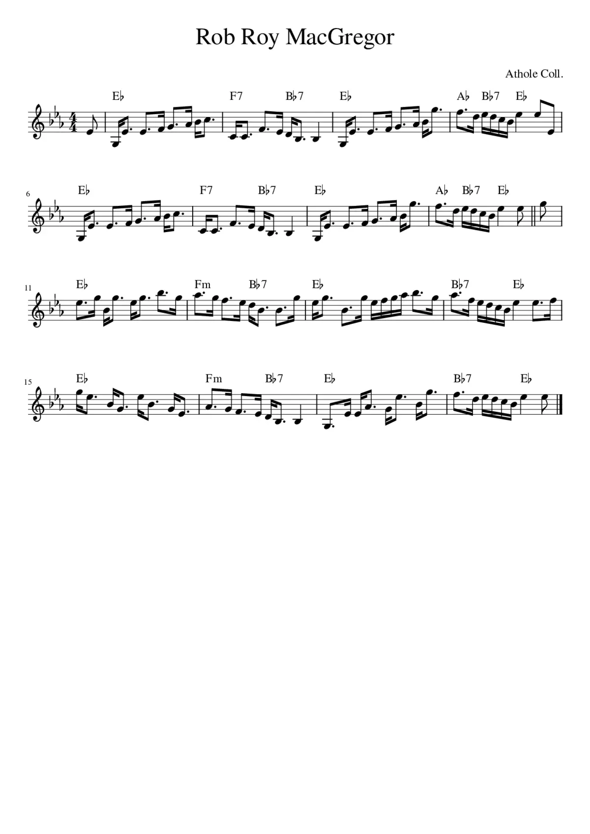 Rob Roy MacGregor - Page 1