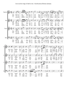 Give me the wings of faith to rise