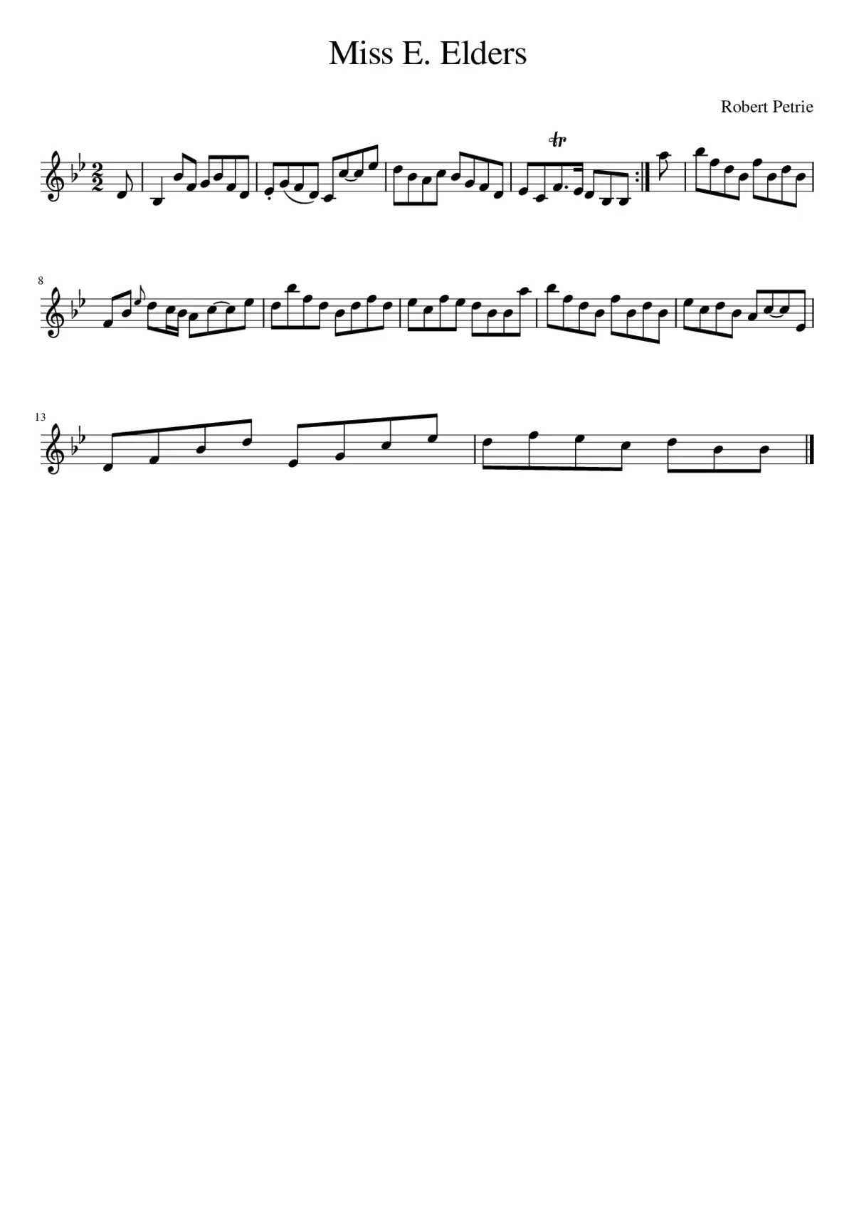 Miss E. Elders - Page 1