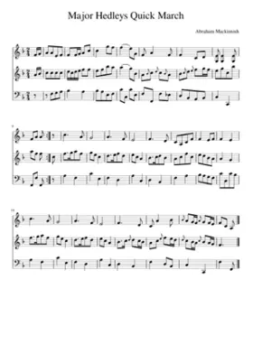 Major Hedleys Quick March