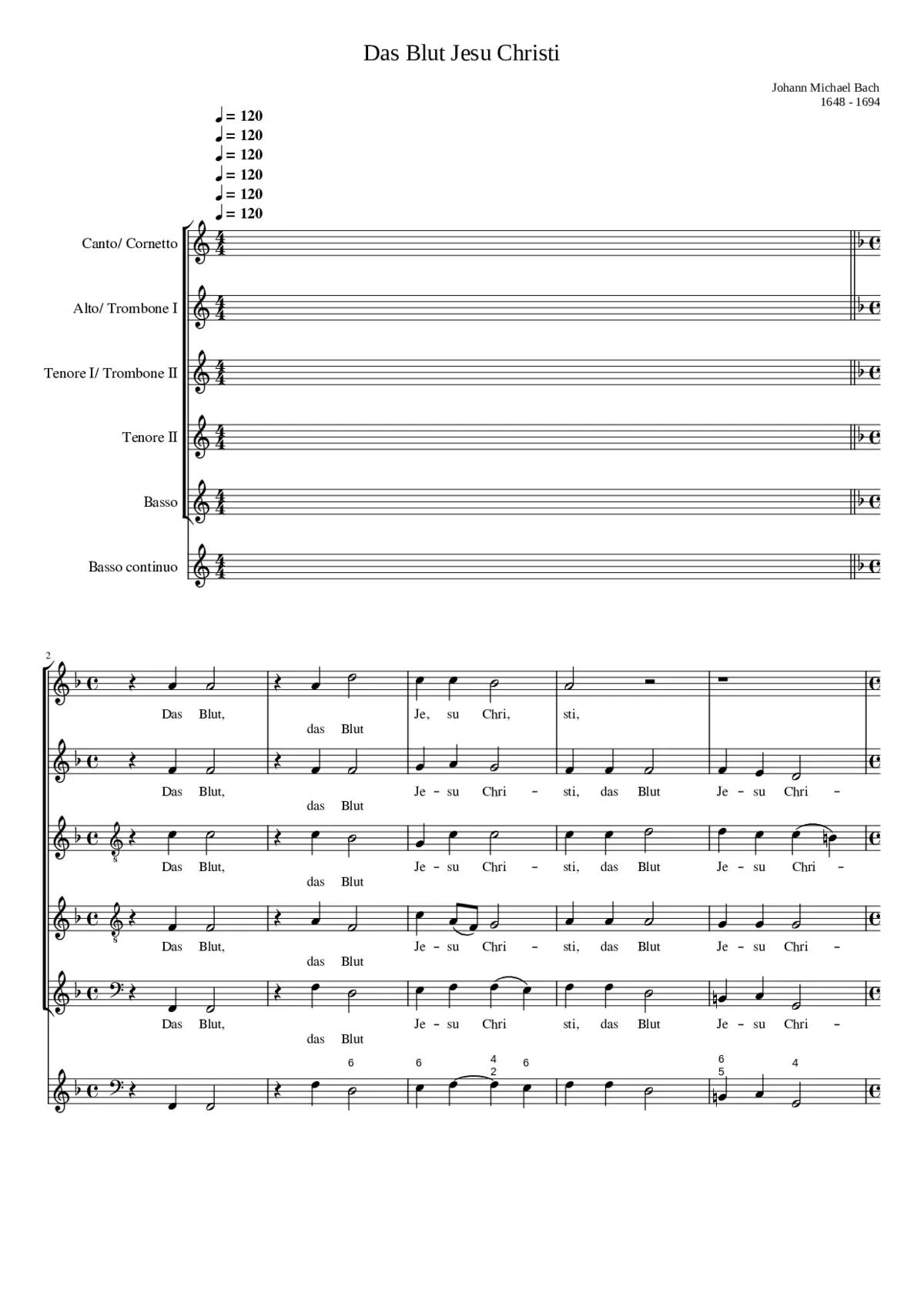 Das Blut Jesu Christi - Page 1