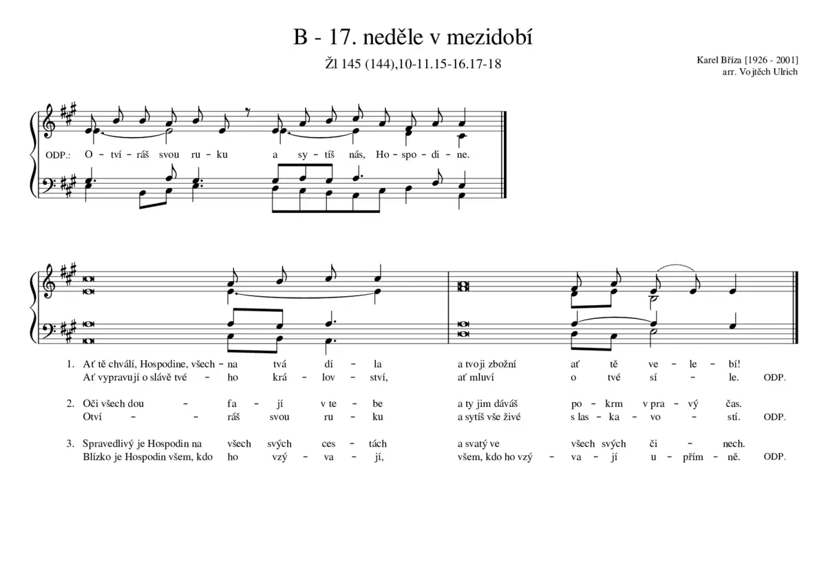B - 17. neděle v mezidobí - Page 1