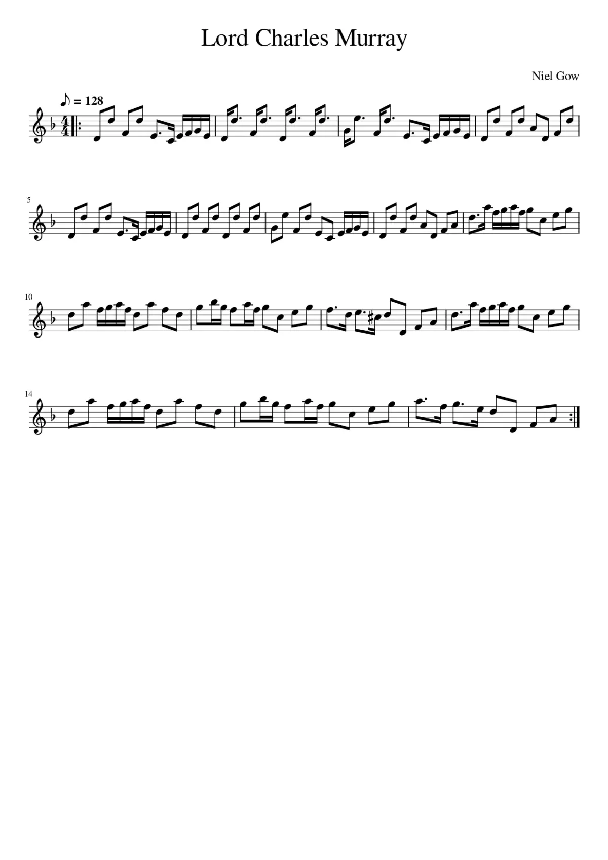 Lord Charles Murray - Page 1