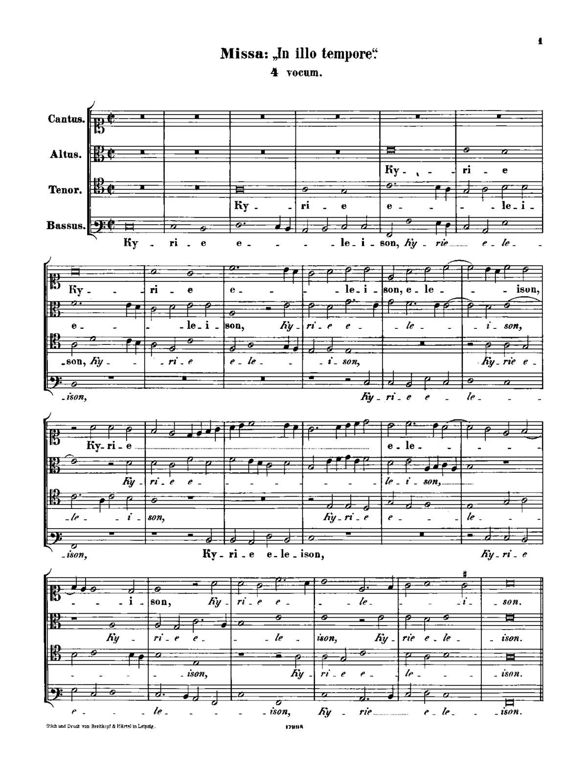 Missa In illo tempore - Page 1
