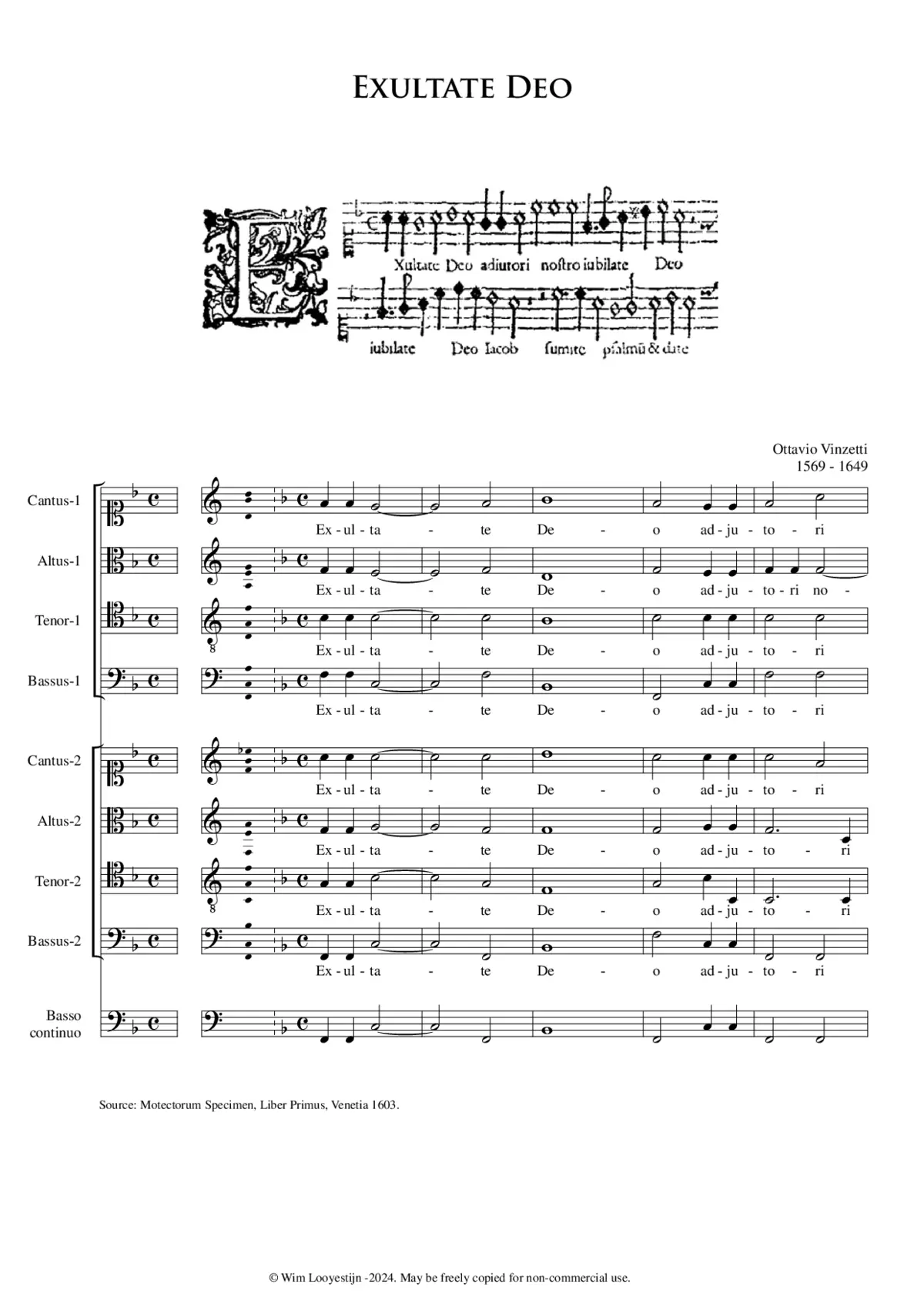 Exultate Deo - Page 1