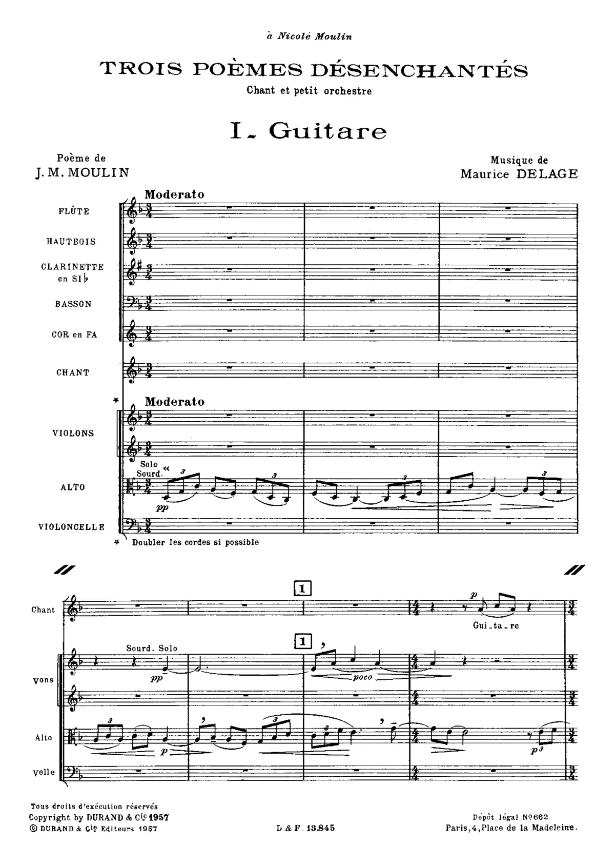 3 Poèmes désenchantés - Page 1