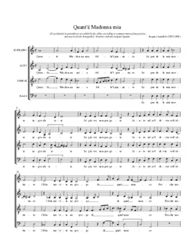 Quant'è Madonna mia