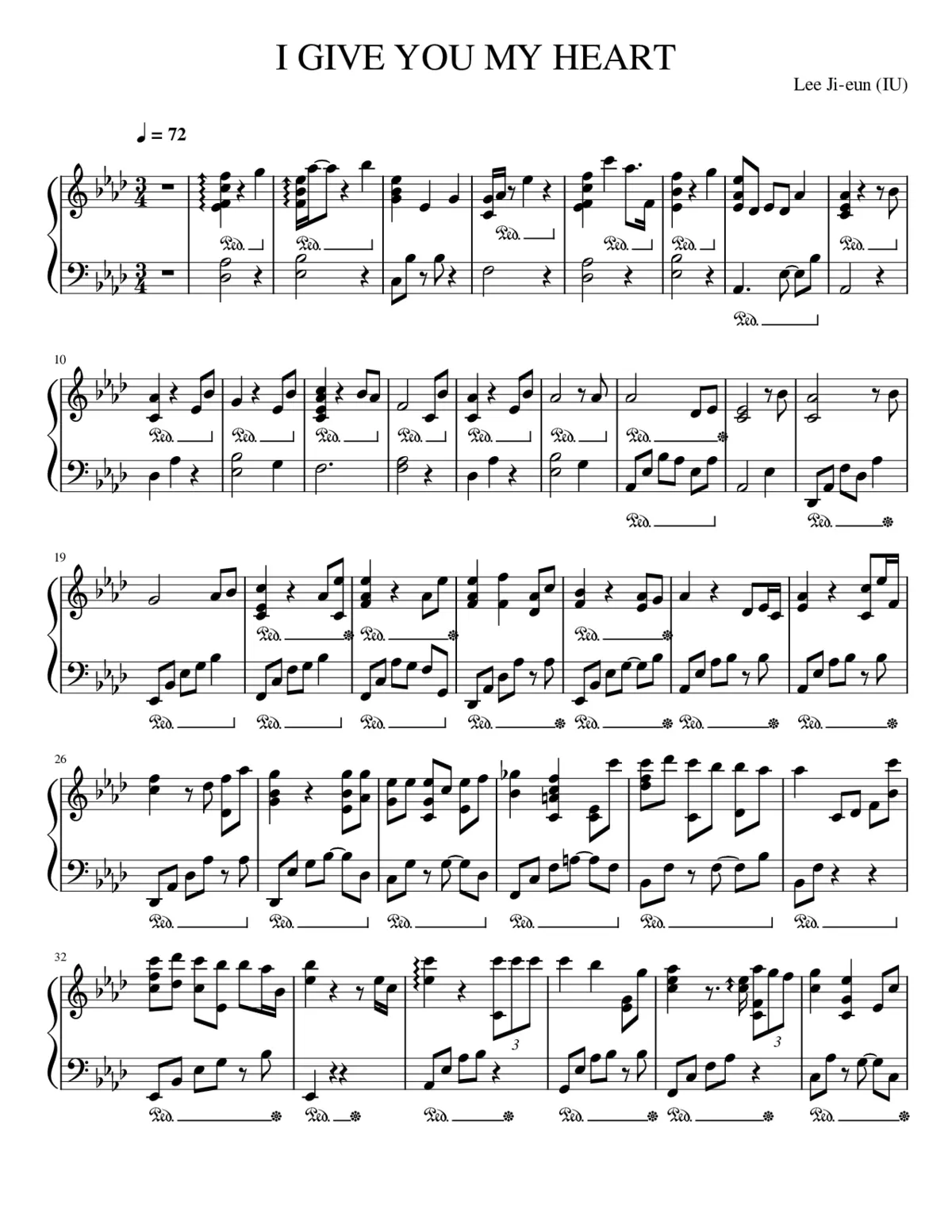 i give you my heart - Page 1