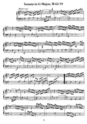Keyboard Sonata in G major