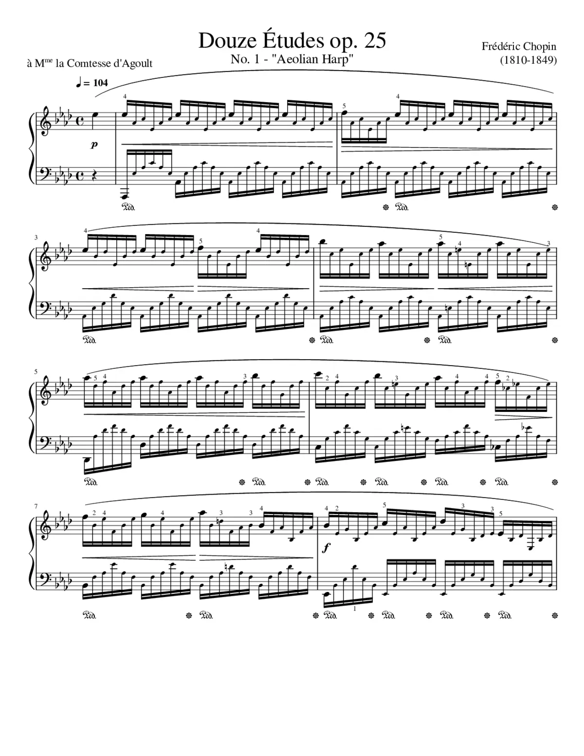Études Op.25 - Page 1