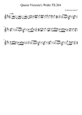 Queen Victoria's Waltz TS.264