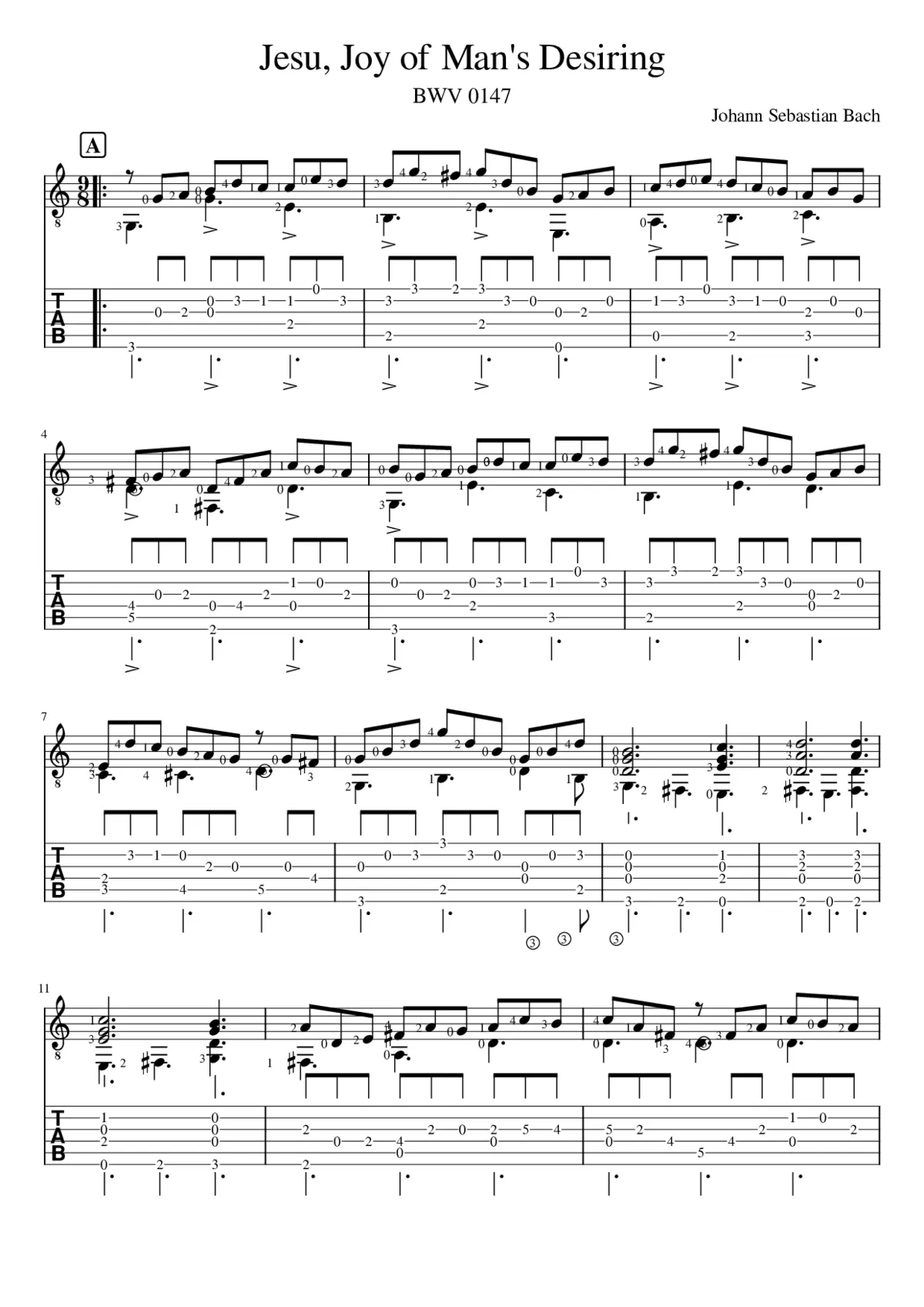 Jesu Joy of Man's Desiring - Page 1