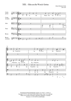 Siehe an die Werk Gottes